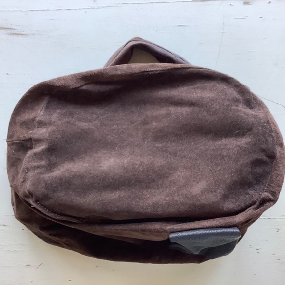 TYLIE MALIBU distressed brown leather hobo bag - Picture 11 of 15